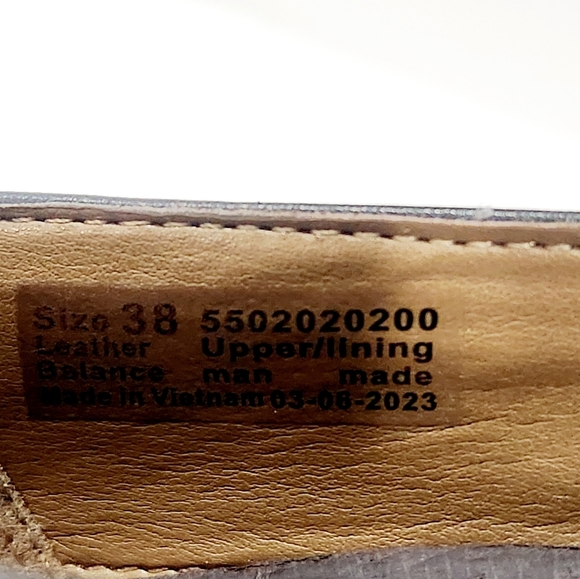 Dansko Farah Women's Black Leather Slip On Loafers Comfort Shoes SZ 38 US 7.5-8 - Picture 7 of 8